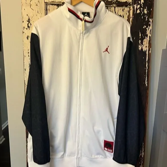 Air Jordan Spizike “Is It The Shoes” Spike Lee full zip track varsity jacket.