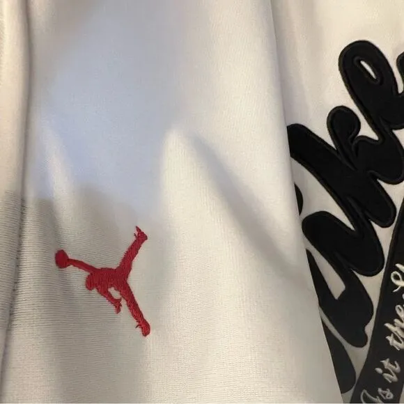 Air Jordan Spizike “Is It The Shoes” Spike Lee full zip track varsity jacket.