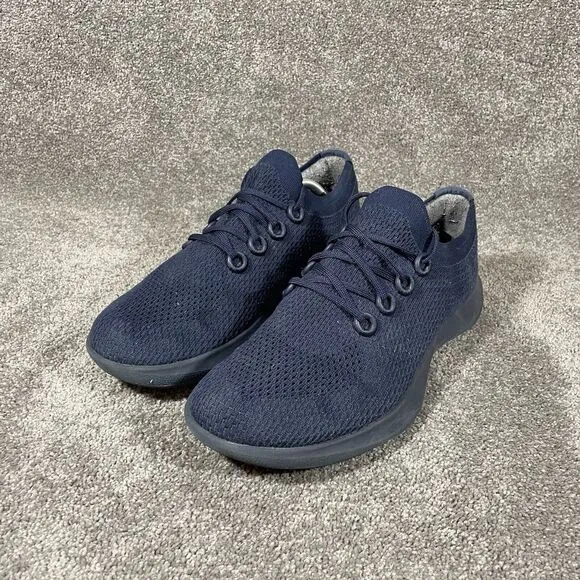 ALLBIRDS Tree Dasher TD Blue Knit Athletic Running Shoes Sneakers Mens Size 13