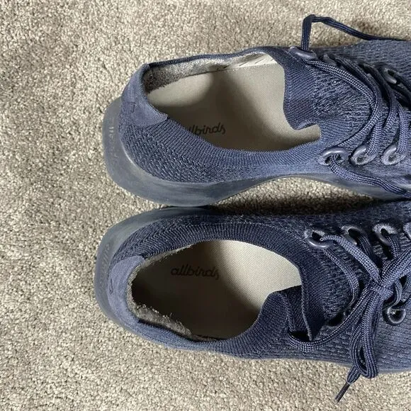 ALLBIRDS Tree Dasher TD Blue Knit Athletic Running Shoes Sneakers Mens Size 13