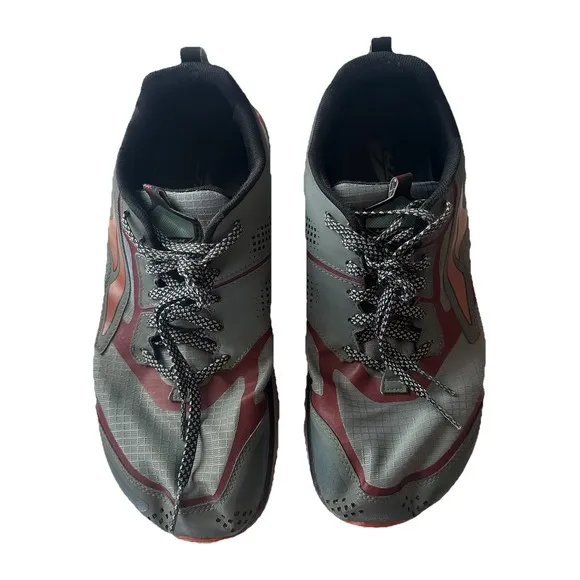 Altra Shoes Lone Peak 5 Ego Gray Orange Maroon MaxTrac Trail Hiking Mens US 12 *