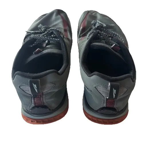 Altra Shoes Lone Peak 5 Ego Gray Orange Maroon MaxTrac Trail Hiking Mens US 12 *