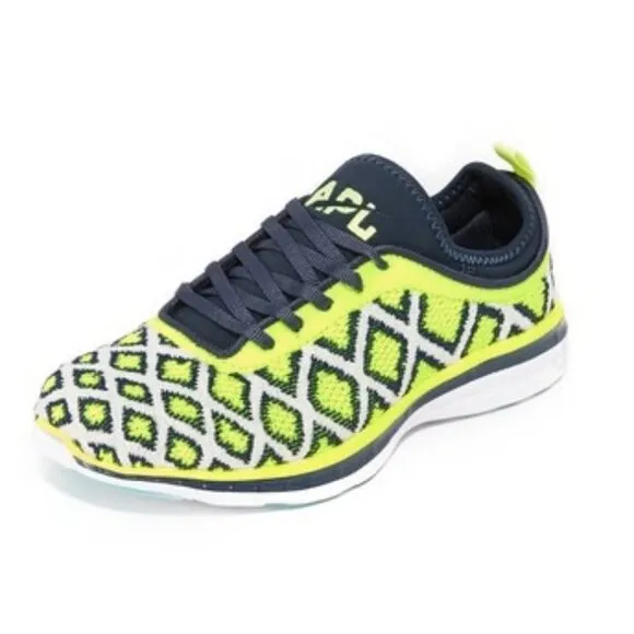 APL Running Shoes Fushion Techloom Phantom Neon Brazilian Lime Black SZ 10.5