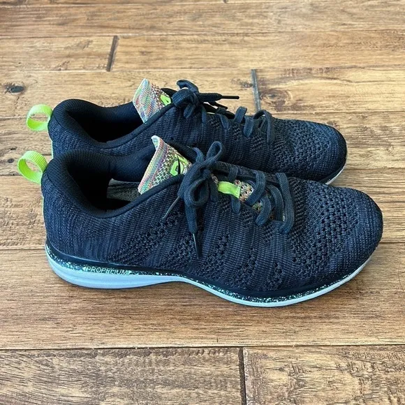 Apl TechLoom Pro Running Shoes Black / Neon Men's Size 9