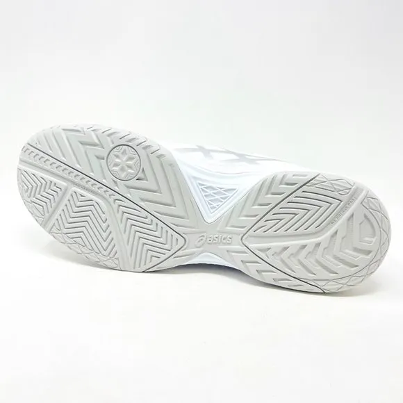 Asics Gel-Dedicate 5 White Silver Womens Tennis Court Shoes E757Y 0193