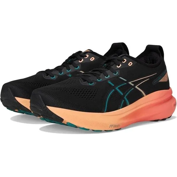 ASICS GEL-Kayano 31 Men’s Running Shoes – Black &amp; Orange – Size 9 – New With Box