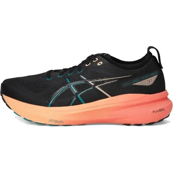 ASICS GEL-Kayano 31 Men’s Running Shoes – Black &amp; Orange – Size 9 – New With Box