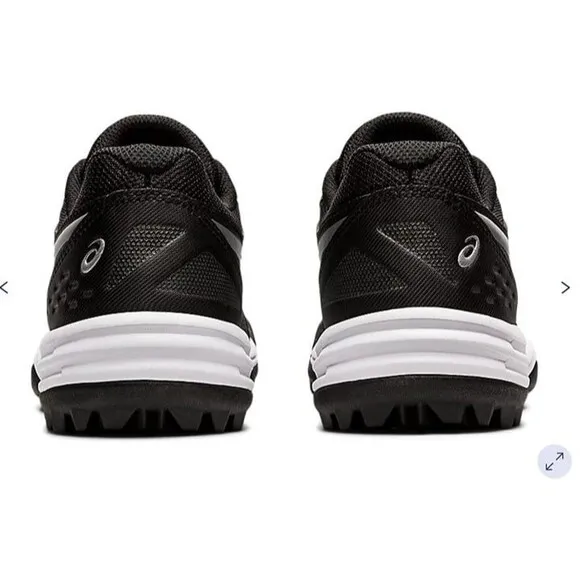 Asics Gel-Lethal Field Turf Shoes Black/Pure Silver Field Hockey Size 6.5 NWT