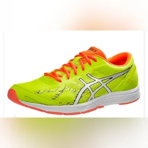 ASICS Men's Neon Yellow Running Shoes Sz 11.5 Gel Hyper Speed 7  Exc. Used Cond.