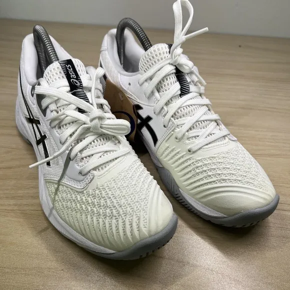 Asics Shoes Netburner Ballistic FF 3 Volleyball Court Women's 7 White 1052A069