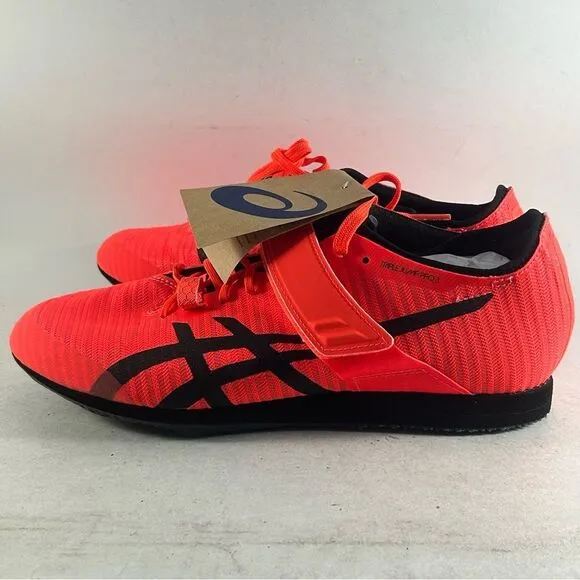 ASICS Triple Jump Pro 3 Mens Track And Field Shoes Cleats Sunrise Red Size 10