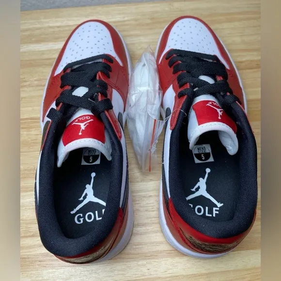 Authentic Nike Air Jordan 1 Low Chicago Golf Men’s Size 5 DD9315-600 Brand New