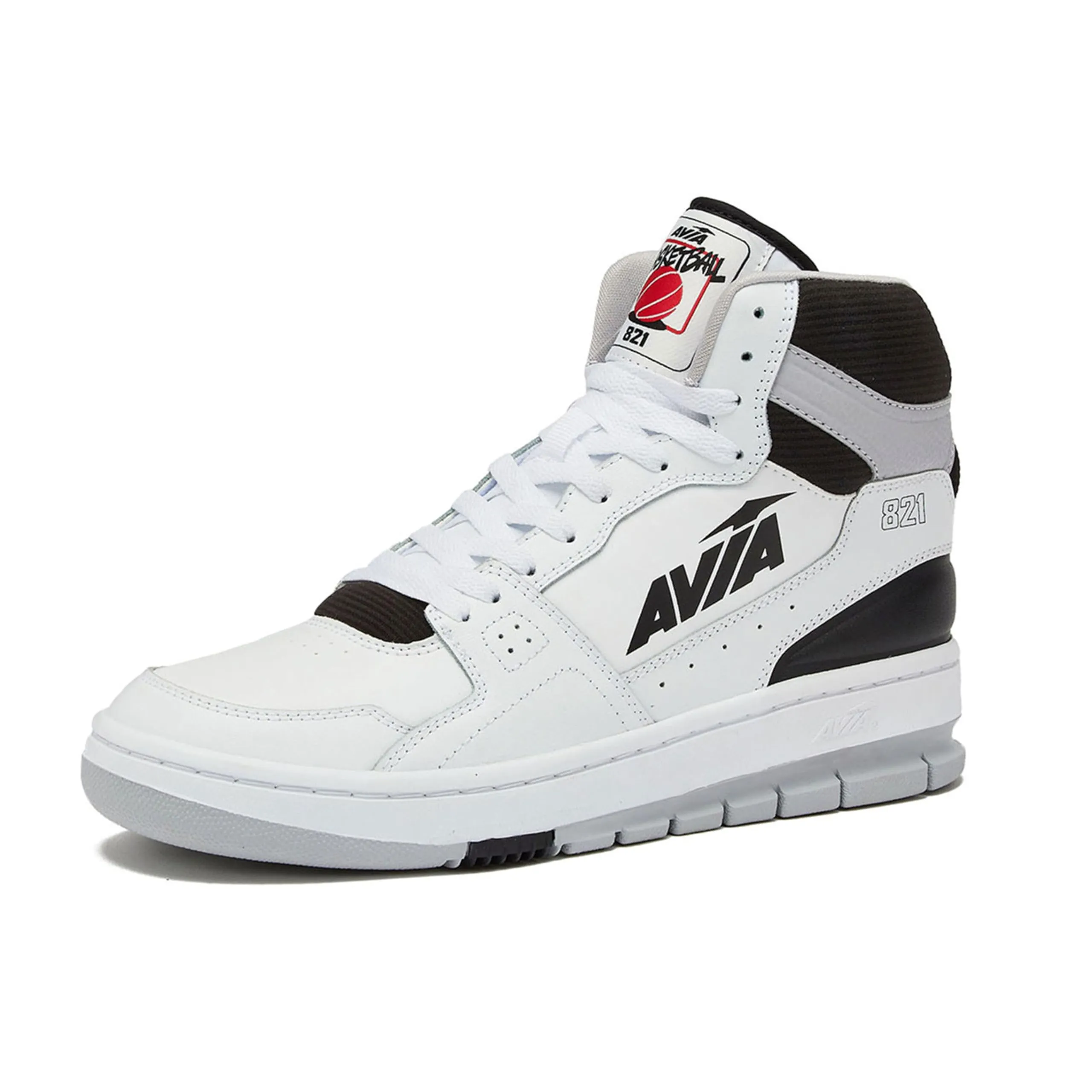 Avia 821 High Top Sneakers for Men, Indoor or Outdoor Mens Basketball Shoes, Size 7 to 16 Retro High Top Shoes Men or Women