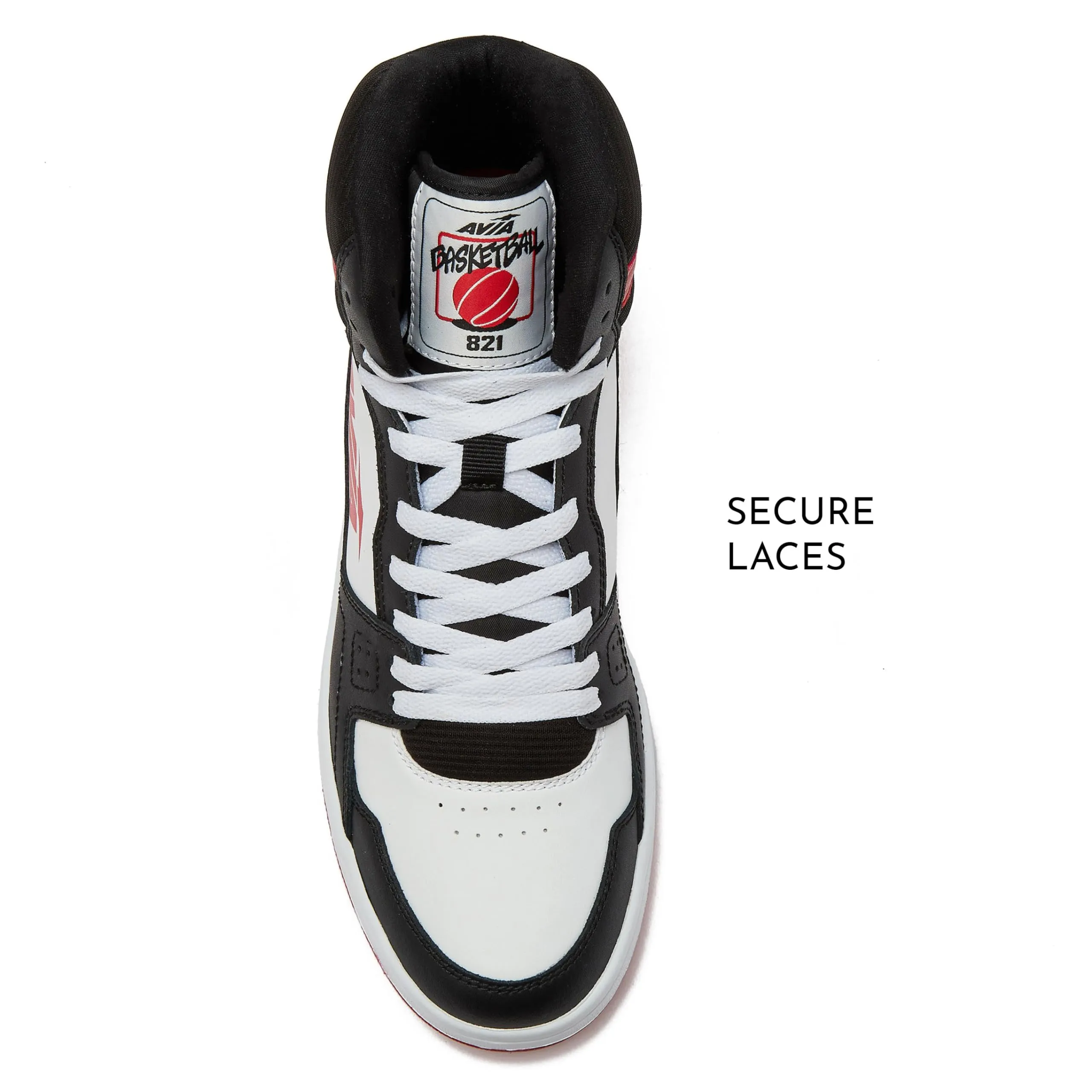 Avia 821 High Top Sneakers for Men, Indoor or Outdoor Mens Basketball Shoes, Size 7 to 16 Retro High Top Shoes Men or Women