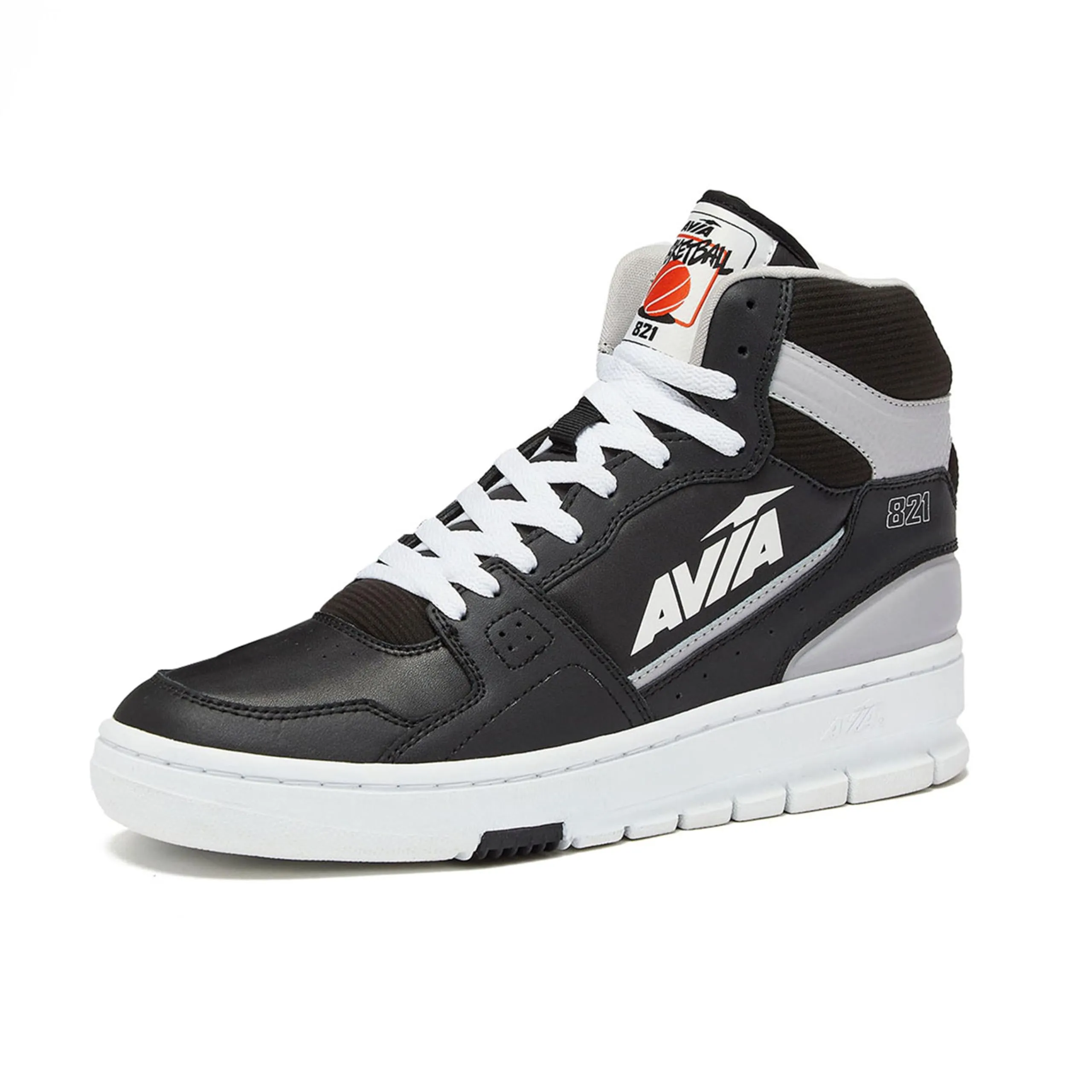 Avia 821 High Top Sneakers for Men, Indoor or Outdoor Mens Basketball Shoes, Size 7 to 16 Retro High Top Shoes Men or Women
