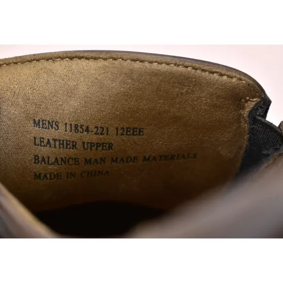 B0 NEW FLORSHEIM Forecast Cognac Leather Bike Toe Ortholite Loafer Shoes Size 12