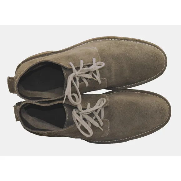 B5 Auth COLE HAAN Olive Suede Three Eyelet Lace Up Chukka Boot Shoes Size 11.5M