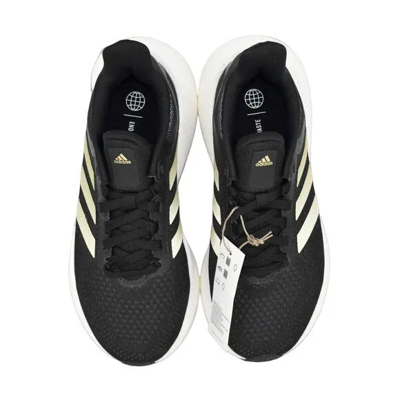 B5 NIB ADIDAS Pureboost Jet Black Running Shoes GW0907 Size 5.5