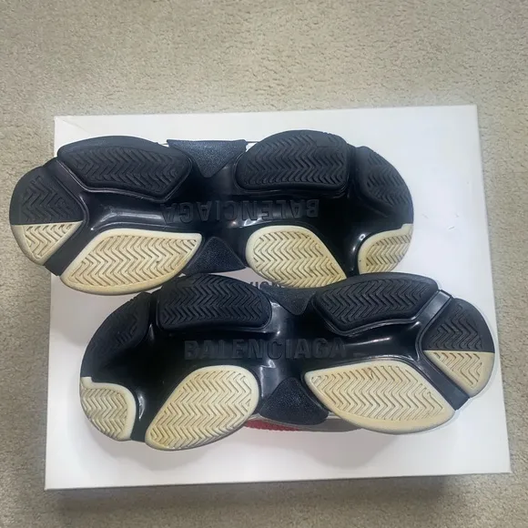 Balenciaga Track Mens Bi Color Yellow and Red