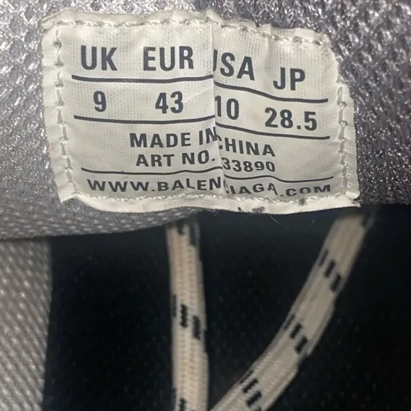 Balenciaga Track Mens Bi Color Yellow and Red