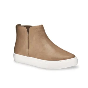 Birdies the Falcon in Cafe Au Lait Brown Leather High Top Slip On Shoes Size 9