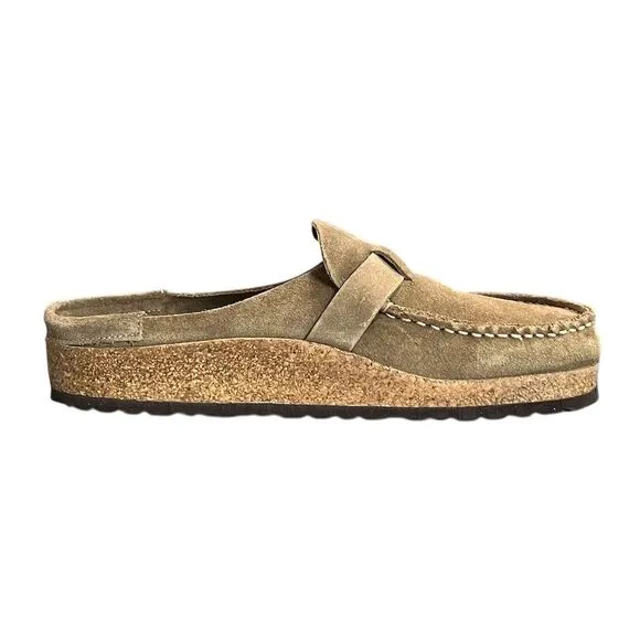 Birkenstock Unisex Buckley Suede Clog Brown L8/M6 Boho Cozy Outdoor Hippie