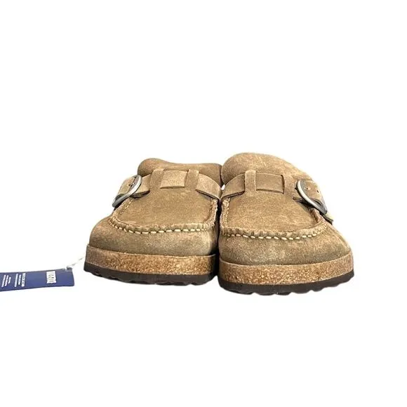 Birkenstock Unisex Buckley Suede Clog Brown L8/M6 Boho Cozy Outdoor Hippie