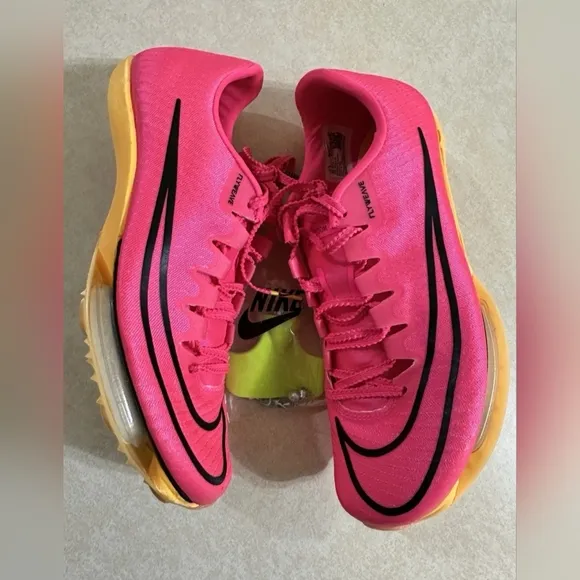 Boys Nike Air Zoom Pink Track Shoes