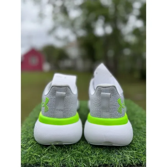 Brand New - Men's Size 10 - Under Armour HOVR Infinite Pro White High Vis Yellow