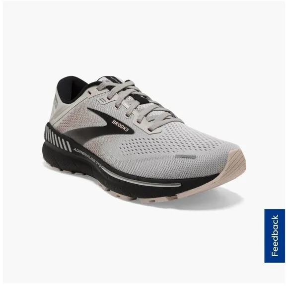 Brooks Adrenaline GTS 22 Gray/Rose/Black Womens 7.5 - 1203531B035