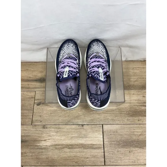 Brooks Bedlam Energize Women's Running Shoe Size 6.5 Blue Gray Purple