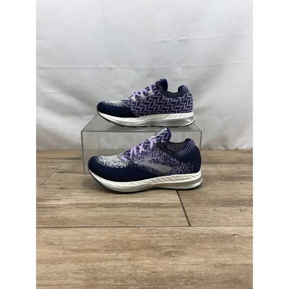 Brooks Bedlam Energize Women's Running Shoe Size 6.5 Blue Gray Purple