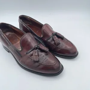 Brooks Brothers Tassel Horween‎ Shell Cordovan Shoes Size 8.5 Oxblood USA Made