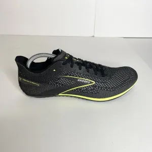 Brooks ELMN8  6 Unisex Running Shoes Men’s Size 9.5D Spikes Black 1000401D013