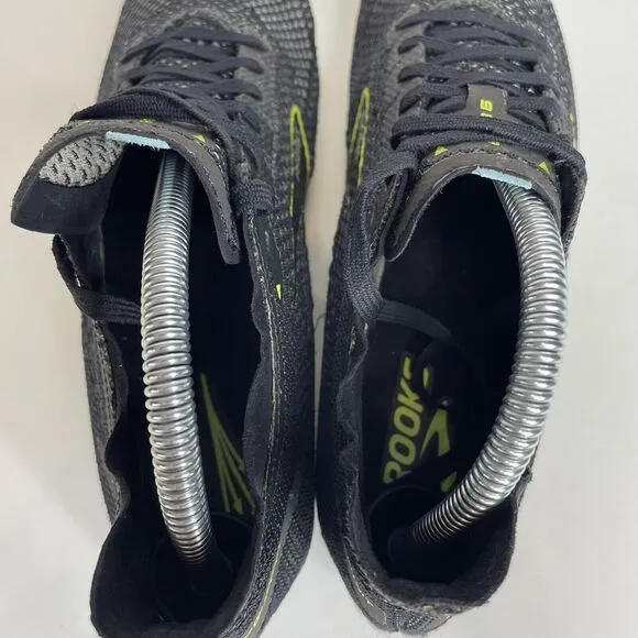 Brooks ELMN8  6 Unisex Running Shoes Men’s Size 9.5D Spikes Black 1000401D013