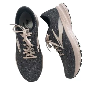 Brooks Launch 7 Running Shoes Sneakers Black Pearl Hushed Violet Size 9
