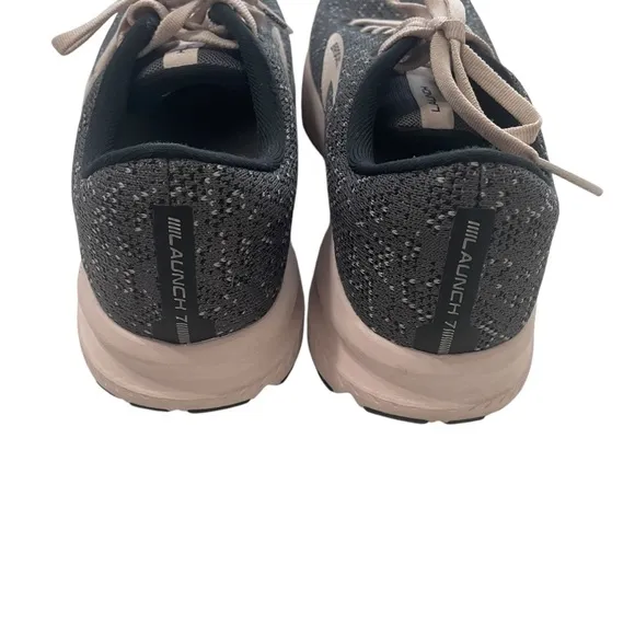 Brooks Launch 7 Running Shoes Sneakers Black Pearl Hushed Violet Size 9