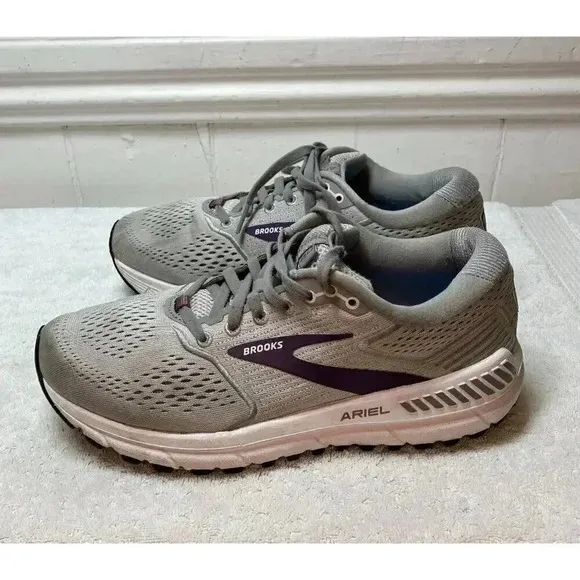 Brooks Womens Ariel 20 Running Shoes 1203151B009 Sneakers Size US 7 Gray RARE