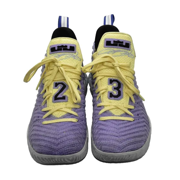 C0 Auth NIKE LeBron 16 Lakers Heritage Atomic Violet Shoes CK4765-500 Size 11