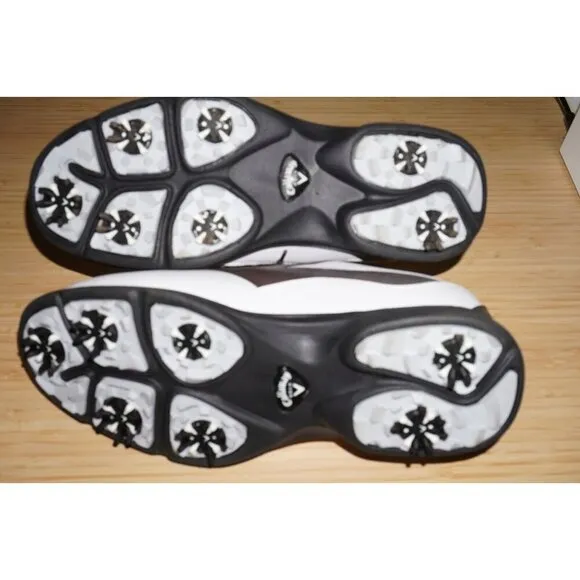 Callaway CG Sport Golf Shoes Cleats White Brown M392-14 Size 9.5