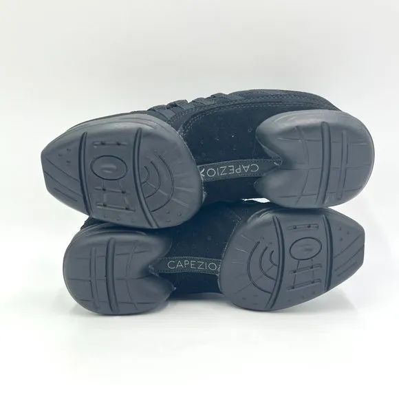 Capezio Little Girls Kids DS24 Rockit Black Split Sole Dance Sneakers Shoes 2M