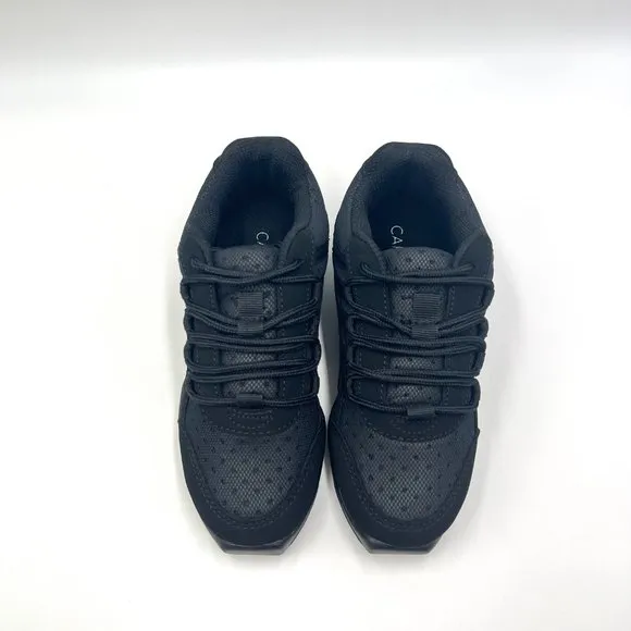 Capezio Little Girls Kids DS24 Rockit Black Split Sole Dance Sneakers Shoes 2M