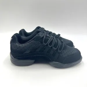 Capezio Little Girls Kids DS24 Rockit Black Split Sole Dance Sneakers Shoes 2M