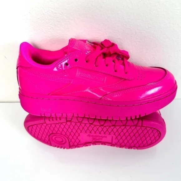 Cardi B x Reebok Coated Club C Double 'Dynamic Pink' Court Shoes Size 6.5