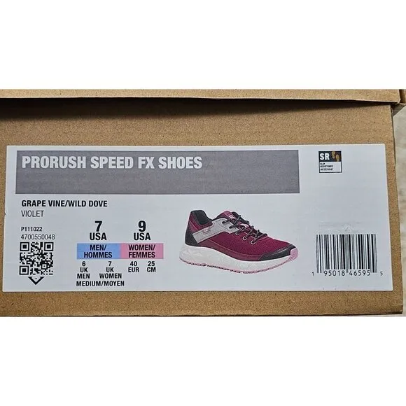 Cat Prorush Speed Fx Grape Vine Wild Dove Women's Shoes Size 9