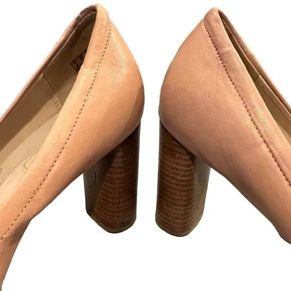 Clark’s | Grace Eva Leather Dusty Pink Court Heels Size 9.5