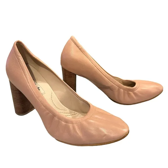 Clark’s | Grace Eva Leather Dusty Pink Court Heels Size 9.5