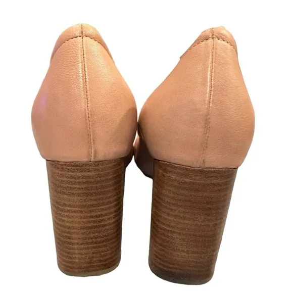 Clark’s | Grace Eva Leather Dusty Pink Court Heels Size 9.5