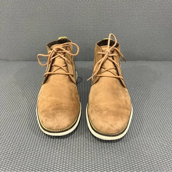 Cole Haan Orginal Grand Chukka Boot Soft Leather Brown Mens Size 9.5