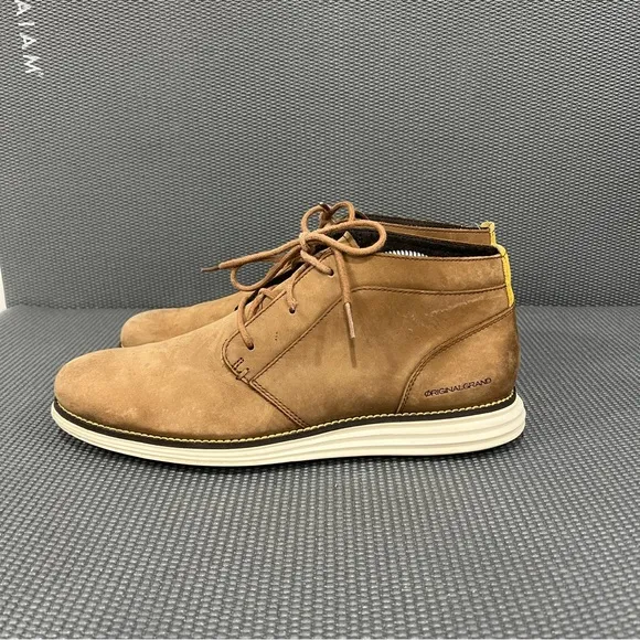 Cole Haan Orginal Grand Chukka Boot Soft Leather Brown Mens Size 9.5